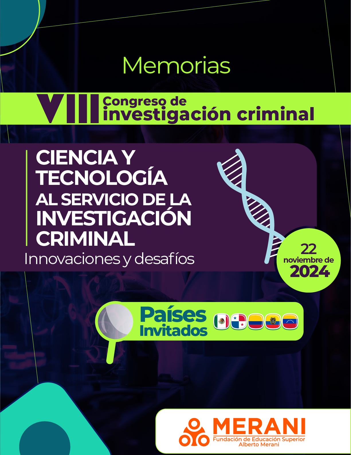 Portada Memorias VIII Congreso de Investigación Criminal 2024